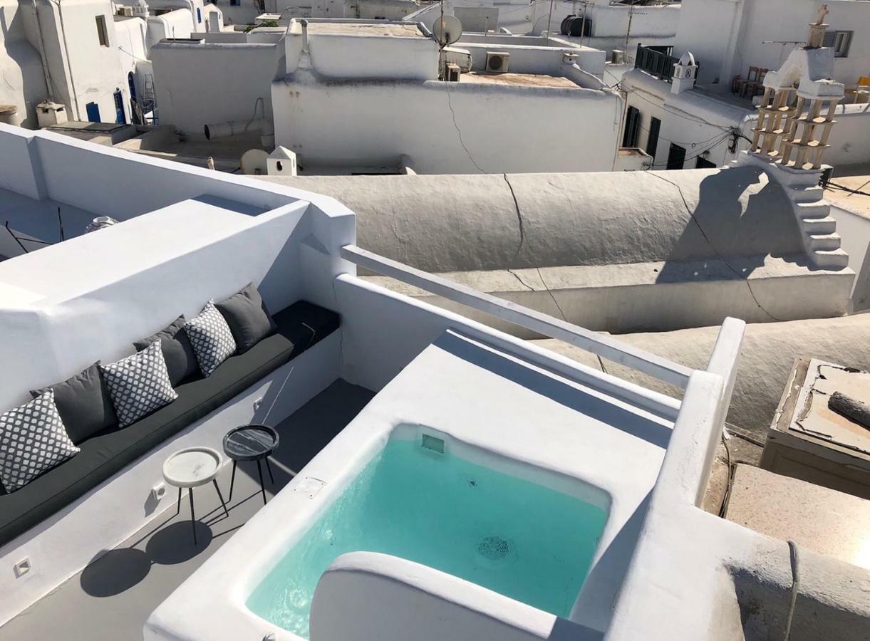 Вилла Roofs Of Chora (Adults Only) Mykonos Town Экстерьер фото