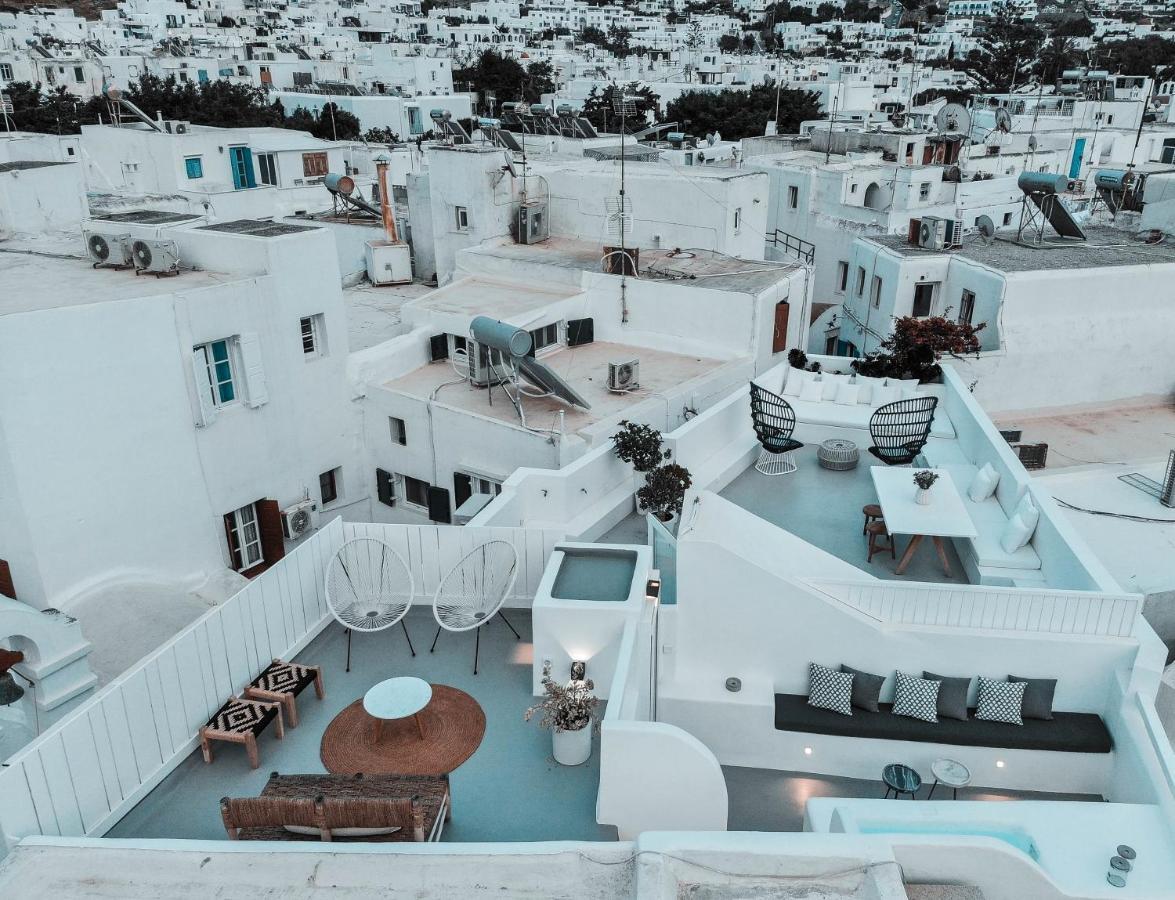 Вилла Roofs Of Chora (Adults Only) Mykonos Town Экстерьер фото